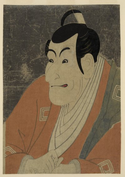 Retrato ukiyo-e del actor de kabuki Ichikawa Ebizō como Takemura Sadanoshin por Tōshūsai Sharaku, 1794 de Toshusai Sharaku